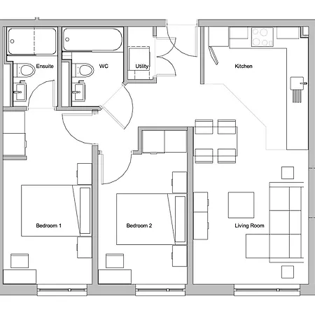 Hilltop Serviced Apartments - Sheffield Room photo